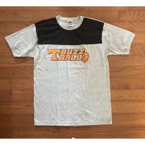 Vintage Tennessee Vols T Shirt "T Buzz Ball" Basketball Gray USA Unisex Large